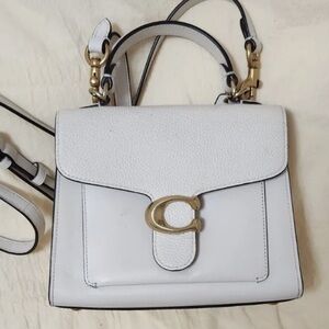 Coach Tabby Top Handle 20 Chalk
